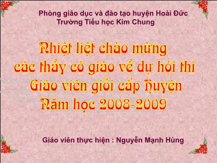 Bài giảng Chính tả Lớp 4 - Tiết 30, Bài (Nhớ-viết): Đường đi Sa Pa - Nguyễn Mạnh Hùng