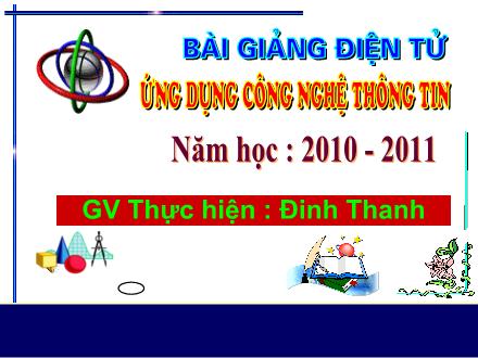 Bài giảng Toán Lớp 4 - Tiết 10, Bài: Triệu và lớp triệu - Đinh Thanh